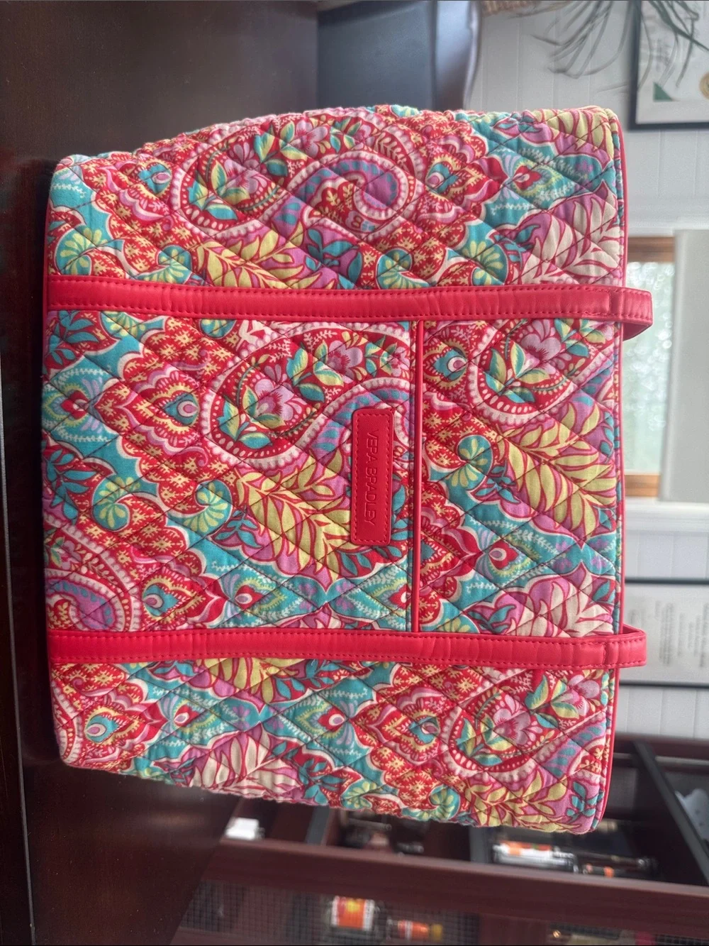 Vera Bradley Retired Paisley in Paradise Villager Tote Bag Purse